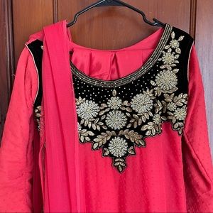 CORAL Indian/Pakistani anarkali